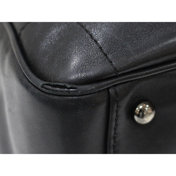 CHANEL Boston Bag Chocobar Black Lambskin - Picture 7 of 8